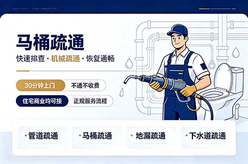 铁岭马桶疏通