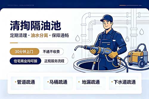 铁岭清掏隔油池